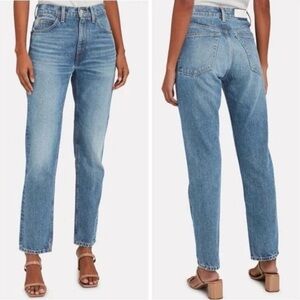 RE/DONE 70's Straight Leg Jeans Indigo Stone Wash High Rise Boot Classic 28